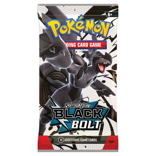 10x Pokémon Black Bolt Booster Pack