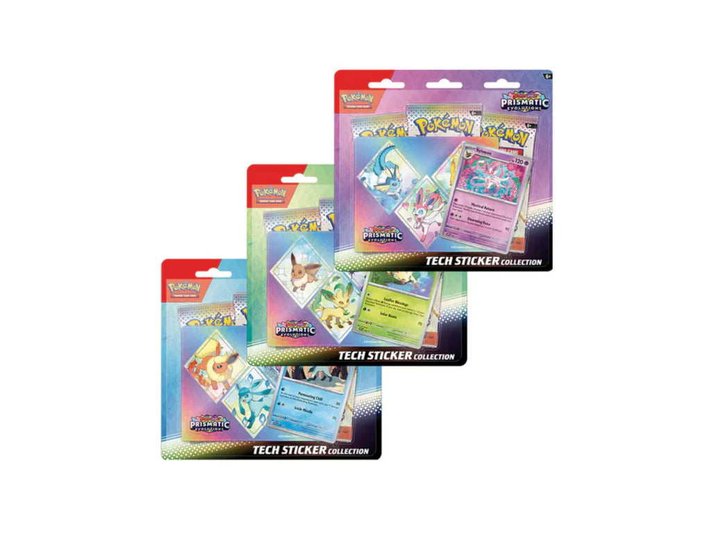 Prismatic Evolutions Tech Sticker Collection