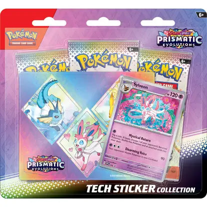Prismatic Evolutions Tech Sticker Collection