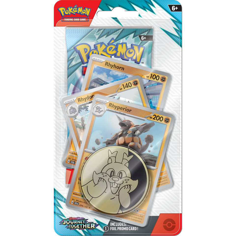 Pokémon Journey Together Premium Checklane Blister Rhyperior