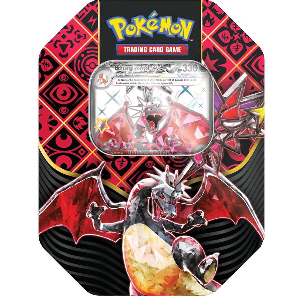Pokemon Paldean Fates Tin – Charizard
