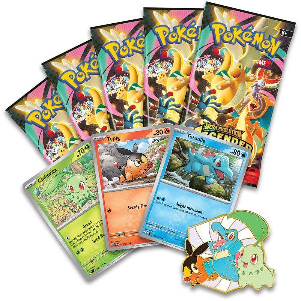 Pokemon Ascended Heroes First Parners Deluxe Pin Collection