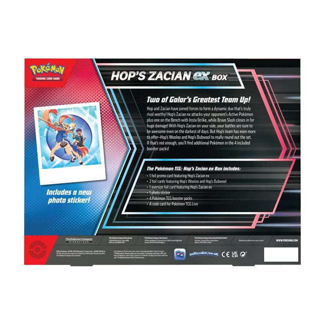 Pokemon - EX Box: Hop's Zacian EX