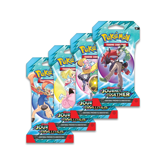 10x Pokemon Journey Together Sleeved Booster Pack
