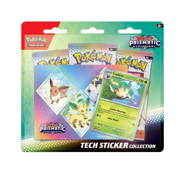 Prismatic Evolutions Tech Sticker Collection