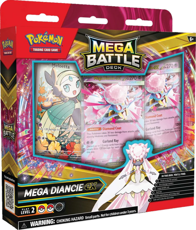 Pokémon Mega Diancie ex Mega Battle Deck