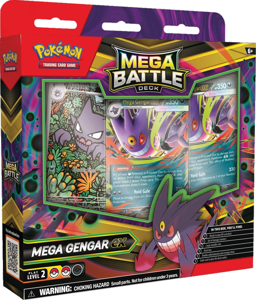 Pokémon Mega Gengar ex Mega Battle Deck